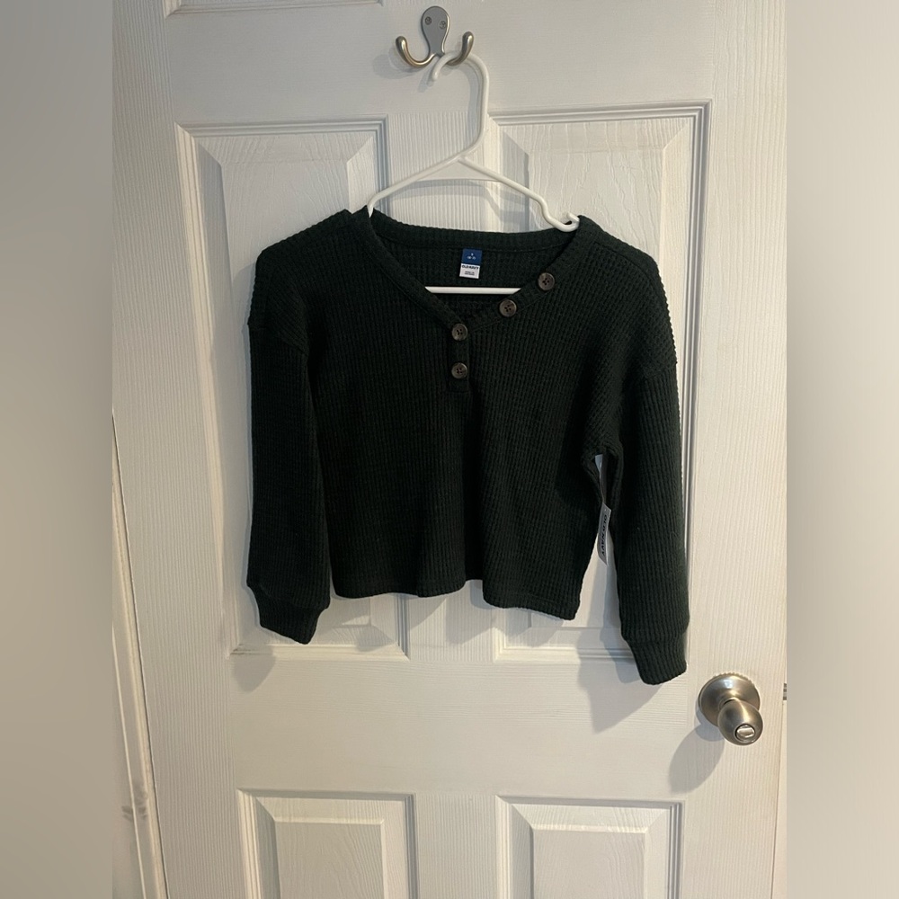 Girls Dark green Sweater